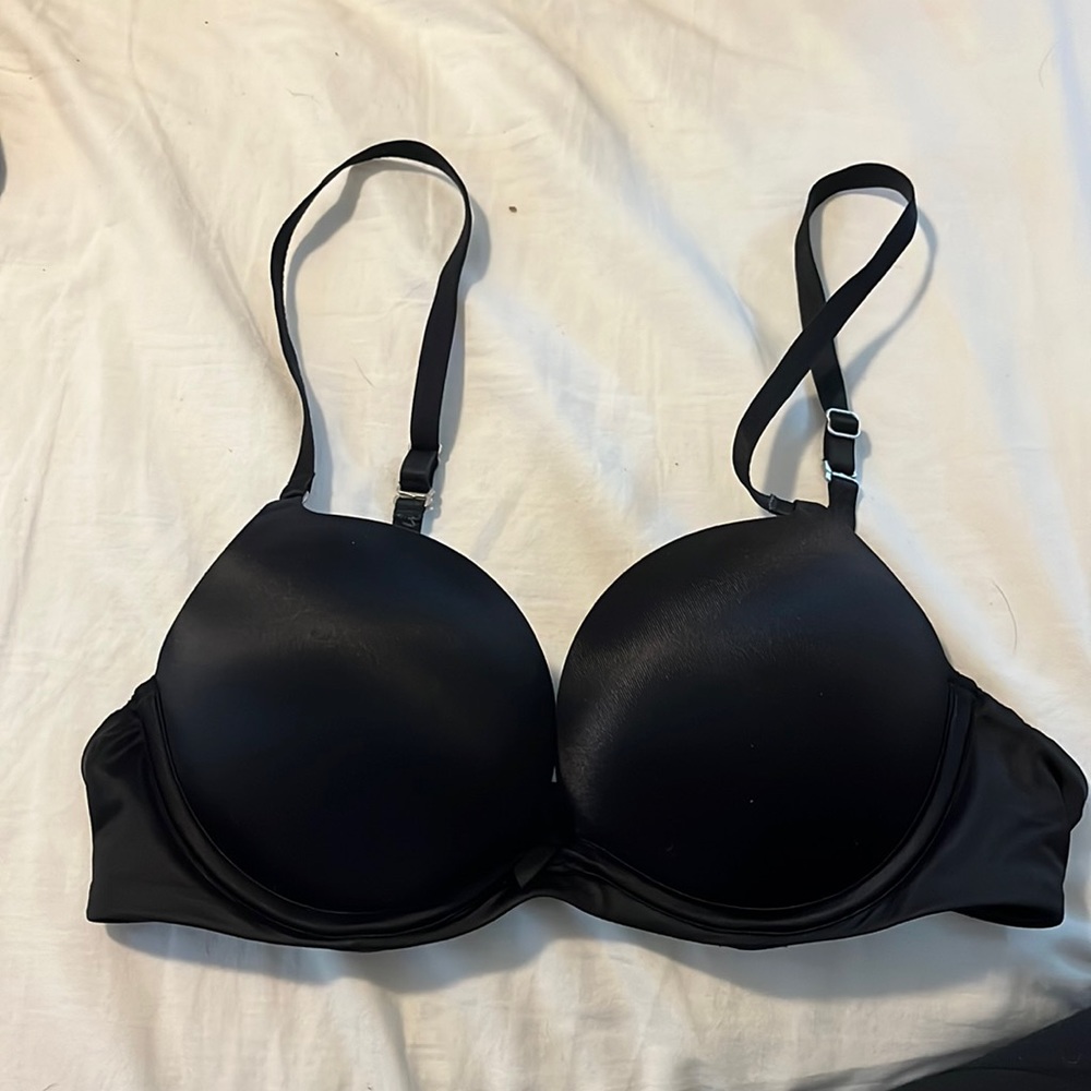 Aerie Drew black push up bra